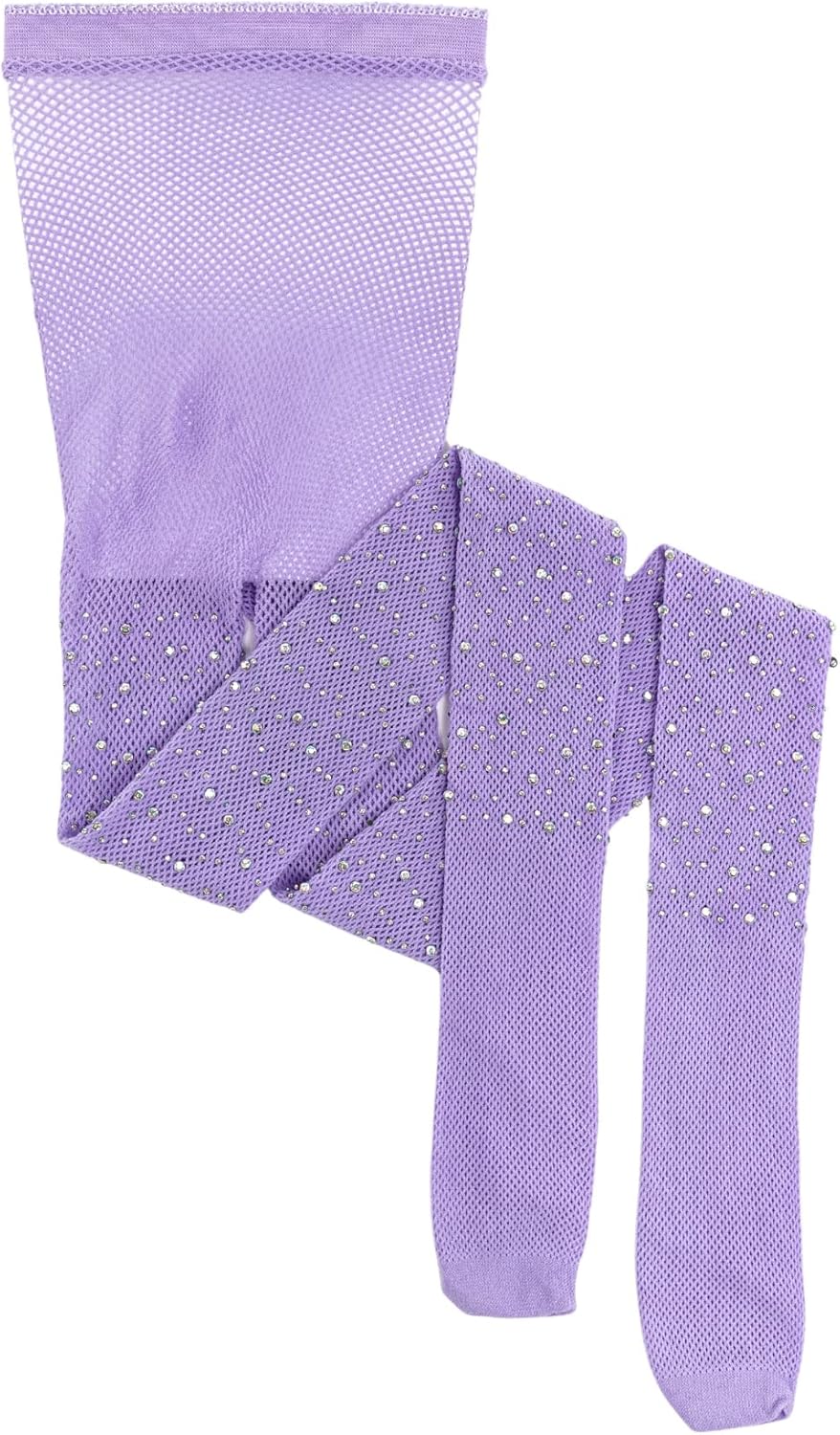 23030 Rhinestone Tights Lilac, SIZE US 3-8 Hats, Masks and Party Accessories, Multicoloured, Único, Multicoloured, Único