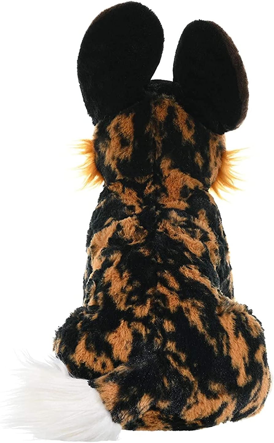 African Wild Dog Plush, Stuffed Animal, Plush Toy, Gifts for Kids, Cuddlekins 12 Inches