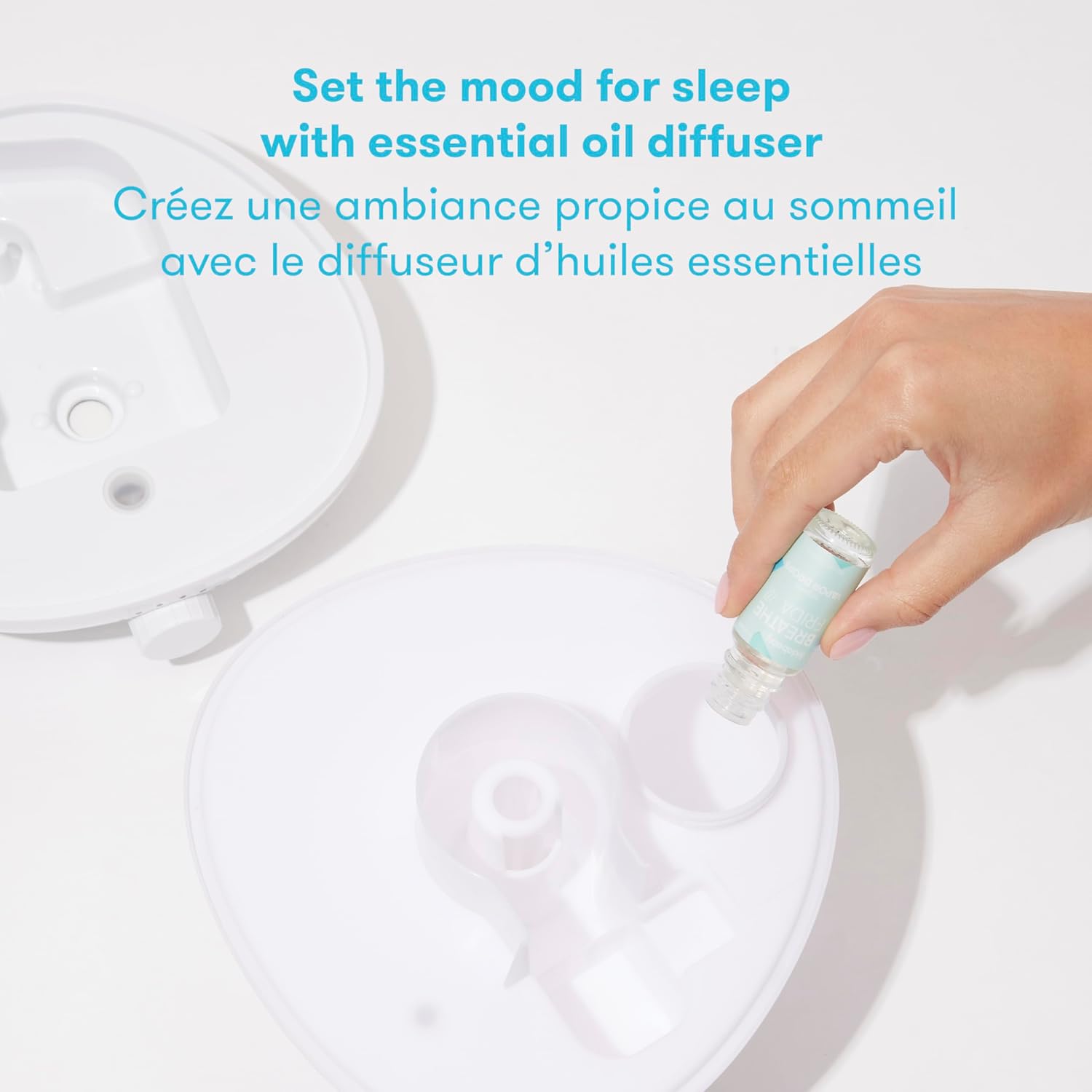 3-In-1 Cool Mist Humidifier for Baby with Diffuser + Nightlight, Baby Humidifier for Bedroom, Nursery + Large Rooms, Quiet, Auto Shut Off, Runs +24Hrs