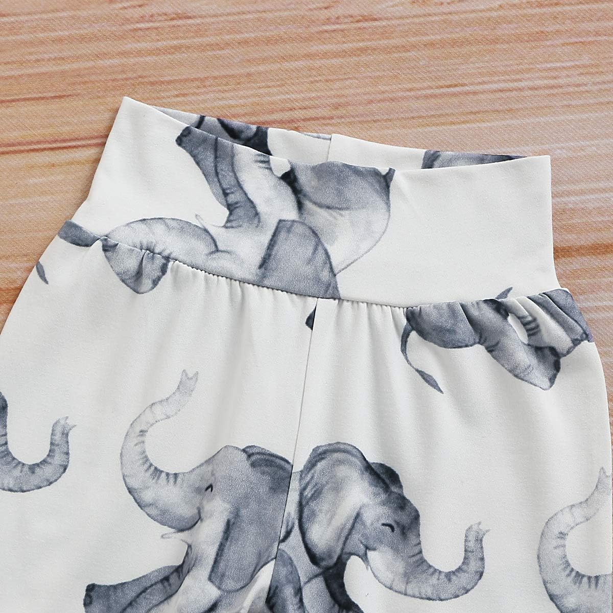 Newborn Baby Boys Girls Clothes New to the Crew Romper Bodysuit+Elephant Trousers+Hat 3Pcs Outfits Set