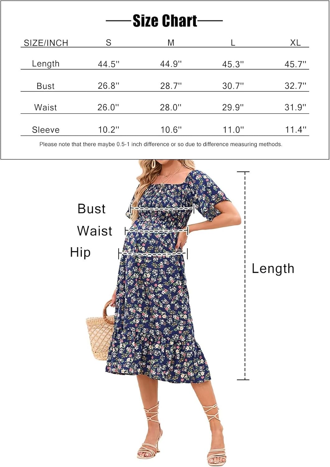 Maternity Dress Summer Boho Midi Dress off Shoulder Smocked Casual Dress Sleeveless Baby Shower Photoshoot