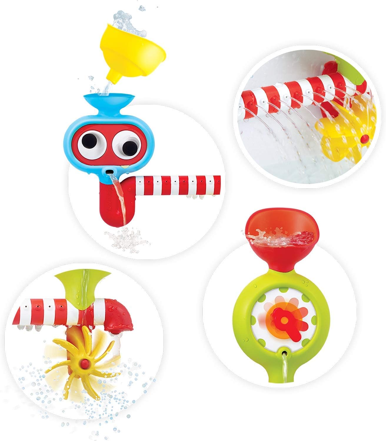 Kids Bath Toy - Submarine Spray Station - Battery Operated Water Pump with Hand Shower for Bathtime Play - Generates Magical Effects (Age 2-6 Years) Open Box