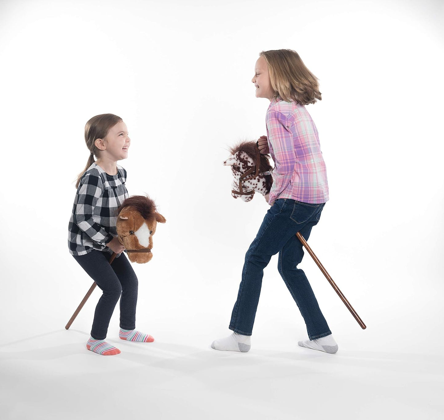 Easy Ride 'Um 2-Piece Stick Horse with Sound, Brown