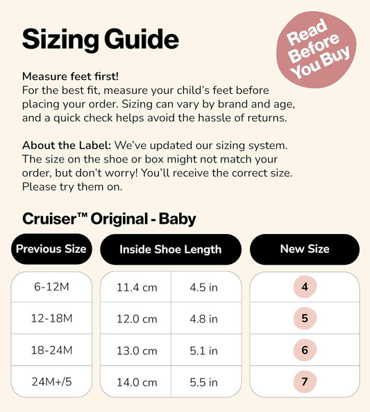 Cruiser™ Original Baby Shoes – Lightweight, Vegan, with Adjustable Fit