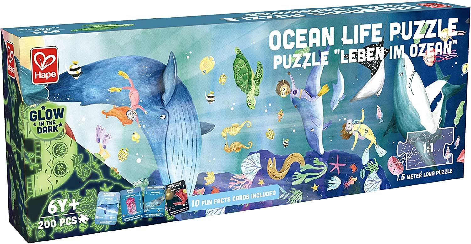 - Ocean Life Glow-In-The-Dark Puzzle