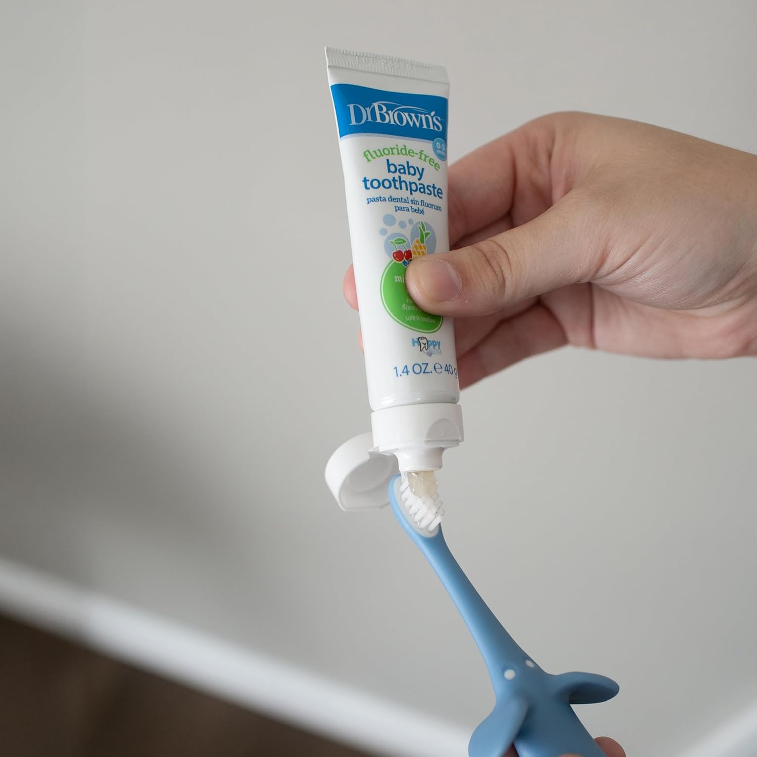 Infant-To-Toddler Toothbrush,Blue