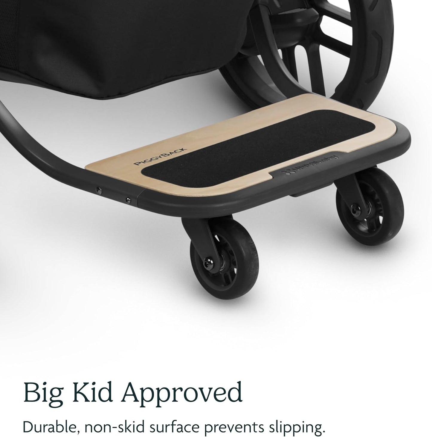 Piggyback Ride-Along Board for Vista, Vista V2, and Vista V3 Strollers/Quick Attachment for Children to Stand + Stroll / 55 Lbs. Weight Capacity