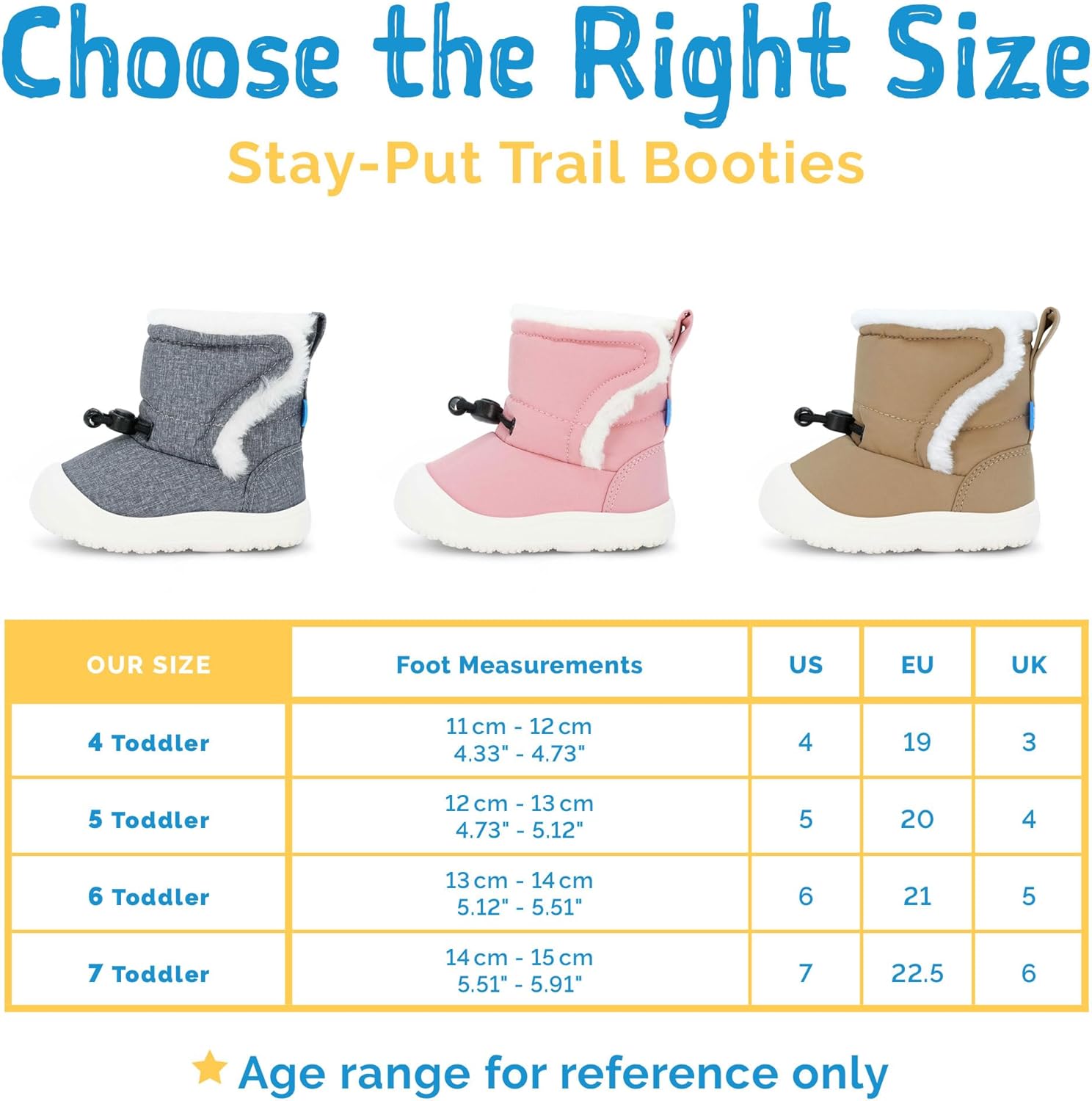 Water Resistant Stay-On Winter Boots with Flexible Rubber Soles