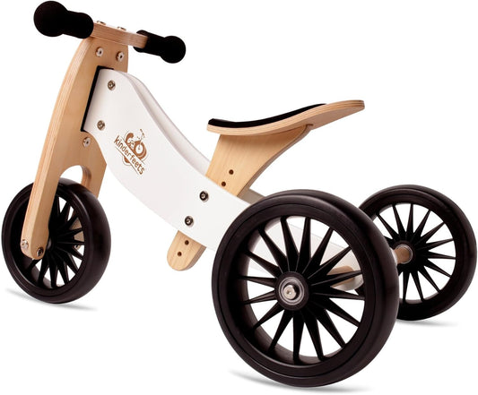 New, Kids Tiny Tot plus Balance Bike, Adjustable Seat, Puncture Proof Tires, Pedal-Free Training Bicycle for Children and Toddlers Ages 18 Months and up (White)