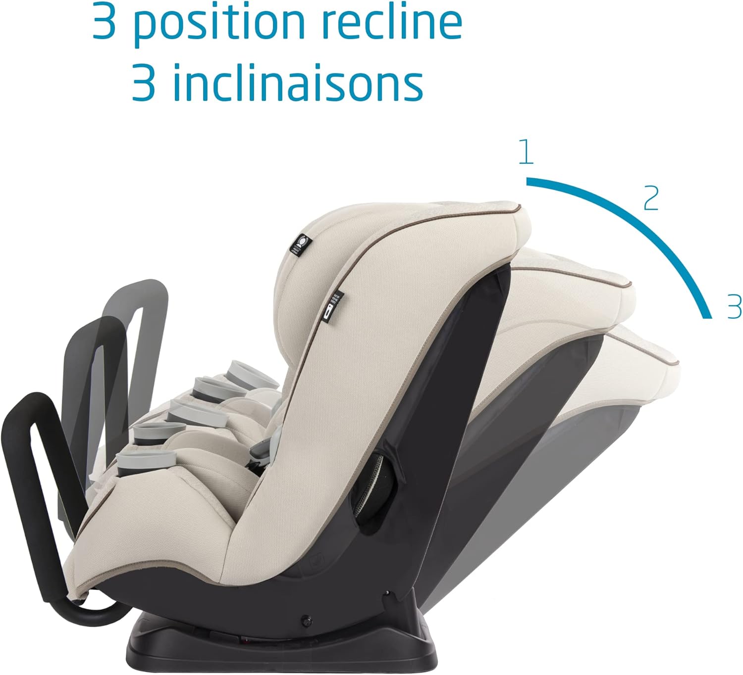 Maxi Cosi Pria All-In-One Car Seat, 3In1, Convertible from Infant to Toddler, Rear and Forward Facing, Booster Mode, Washable Seat Cover, Desert Wonder