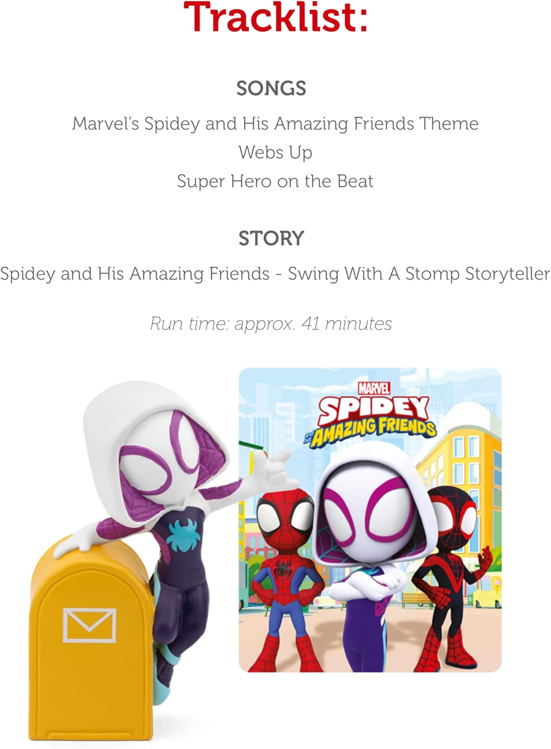 Ghost-Spider Audio Play Character from Marvel'S Spidey & His Amazing Friends [English]