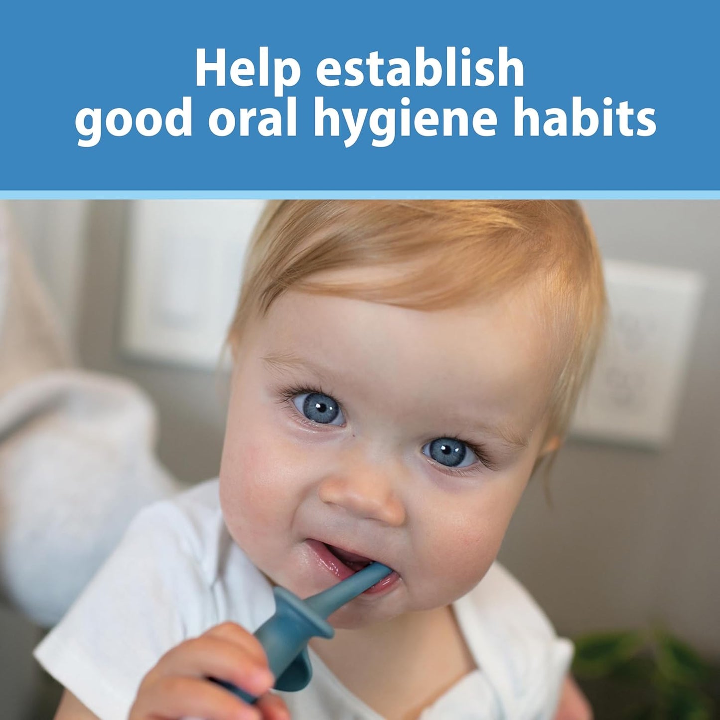 Infant-To-Toddler Toothbrush,Blue