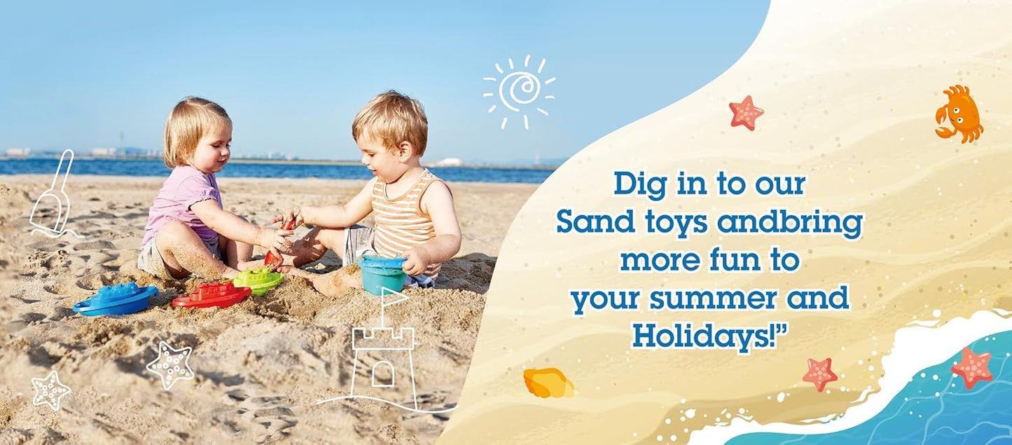 Sand Toys 5-In-1 Beach Set Toys, Multicolor