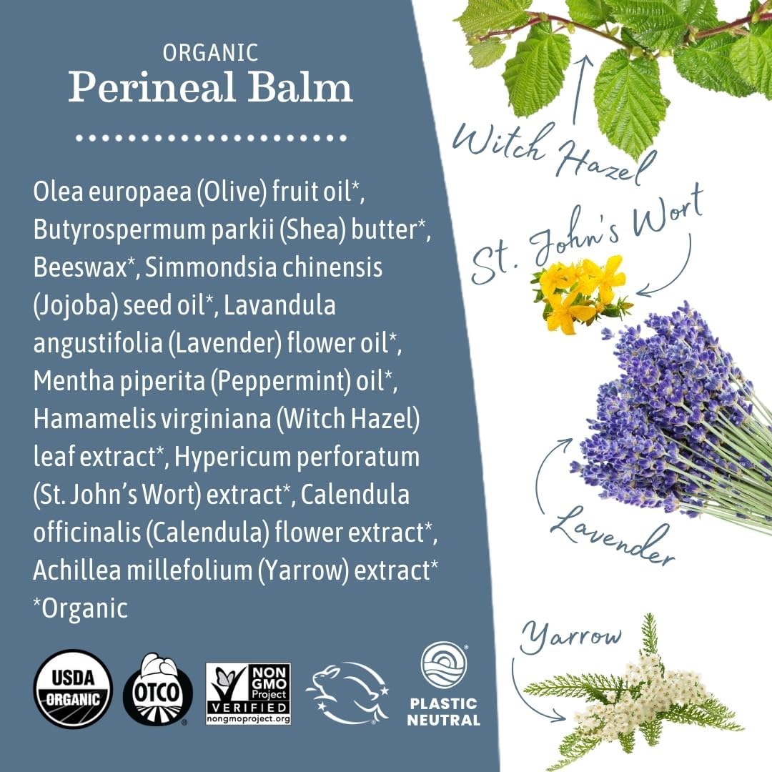 Postpartum Recovery Kit, Take Care down There® Trifecta with Organic Perineal Balm, Sitz Bath & Herbal Peri Spray, 3-Piece Set