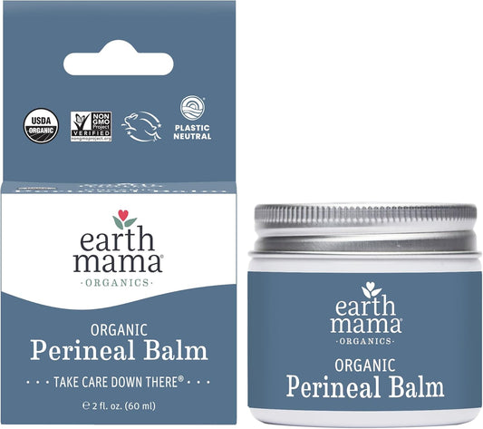 Organic Perineal Balm for Pregnancy and Postpartum, 2-Fluid Ounce