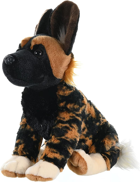 African Wild Dog Plush, Stuffed Animal, Plush Toy, Gifts for Kids, Cuddlekins 12 Inches