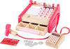 Checkout Wooden Register Pretend & Play Role Play Set with Accessories
