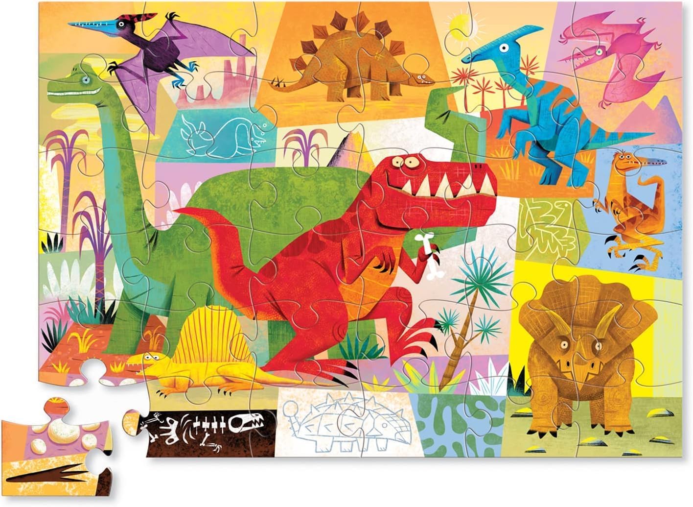 4072-9 Dinosaur Jigsaw Floor Puzzle (36 Piece)