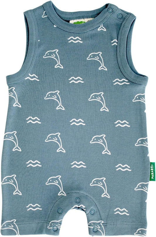 Organic Tank Rompers - Signature Prints