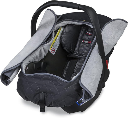 B-Warm Insulated Infant Car Seat Cover, Polar Mist