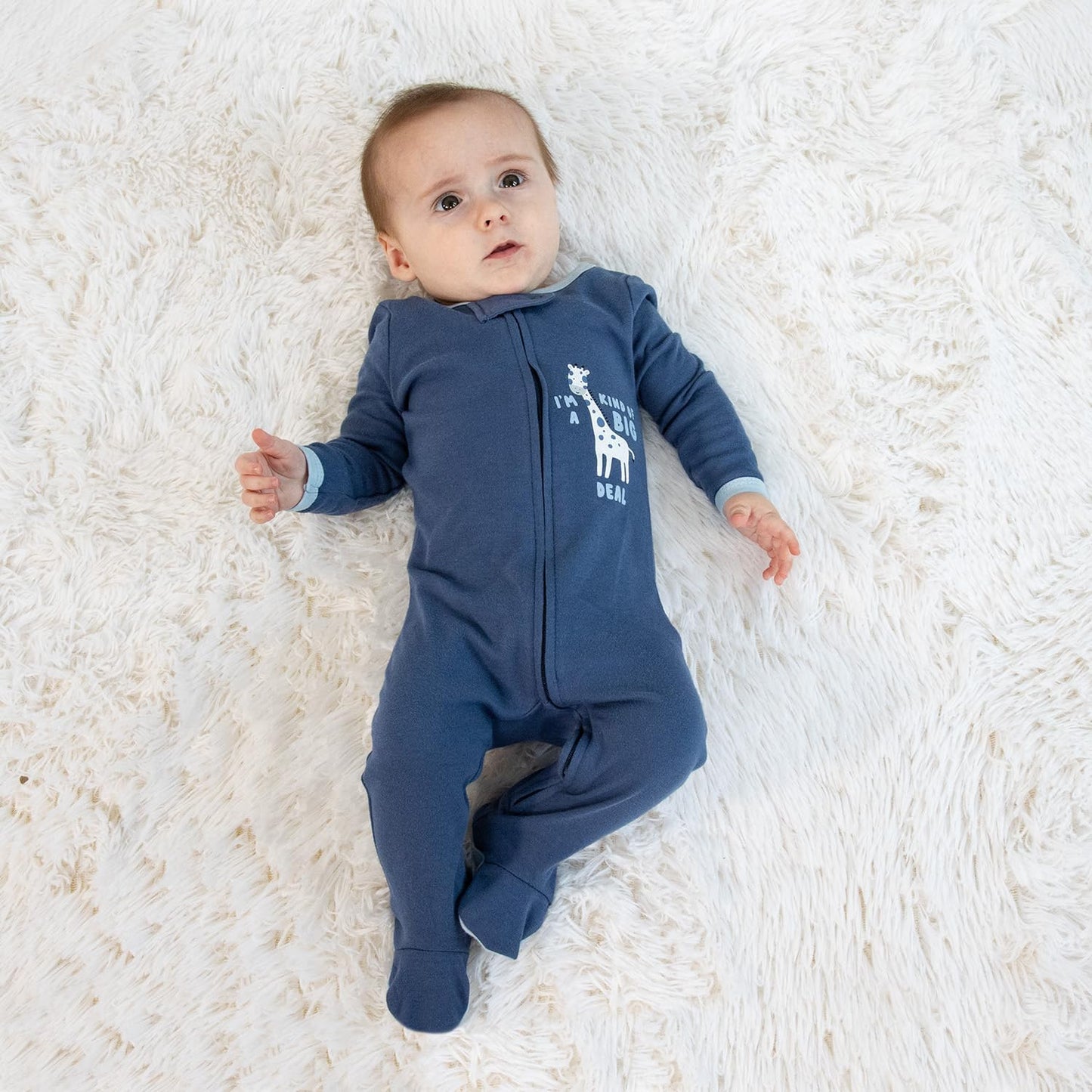 Baby Boy Sleepers, Sleep and Play Baby Pajamas for Boys, Pjs, Newborn, 0-3, 3-6, 6-9 Months Infant Clothes