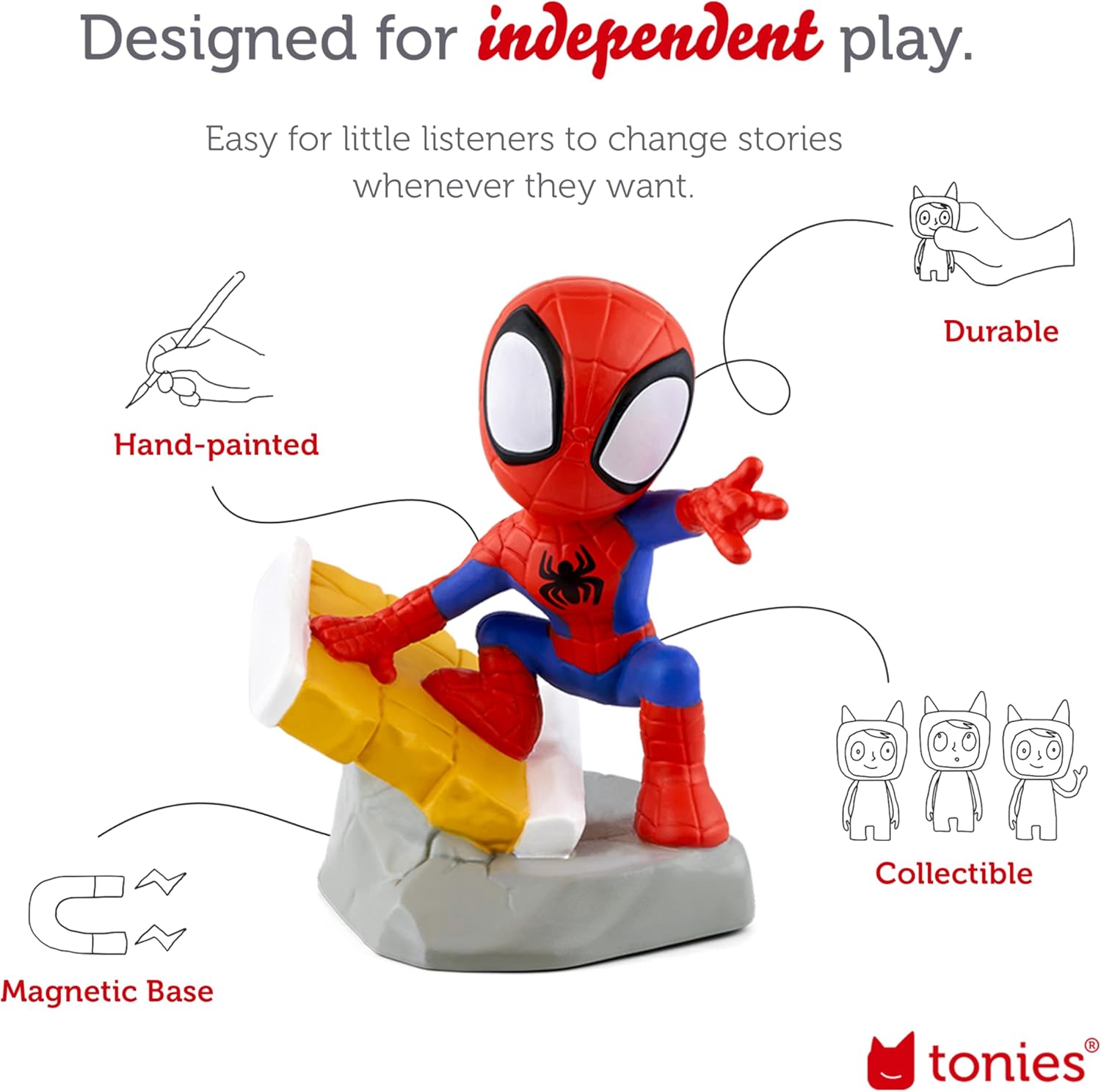 Spidey Audio Play Character from Marvel'S Spidey & His Amazing Friends [English]