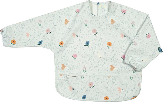 Long Sleeve Mess Free Waterproof Bibs, for Baby Boys and Girls 6-36 Months, Machine Washable, Travel Friendly