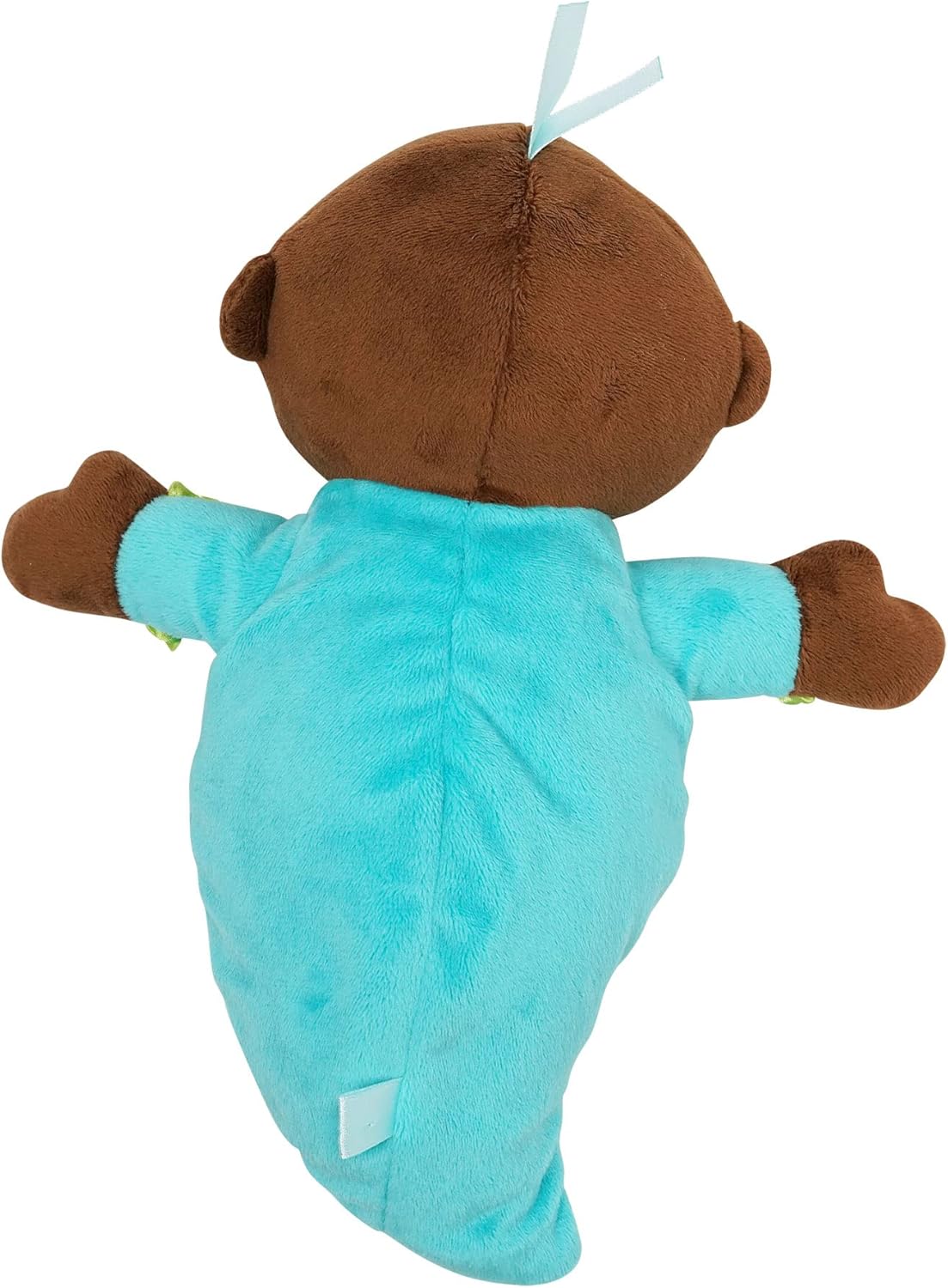 Snuggle Pod Sweet Pea Brown First Baby Doll with Cozy Sleep Sack for Ages 6 Months and Up