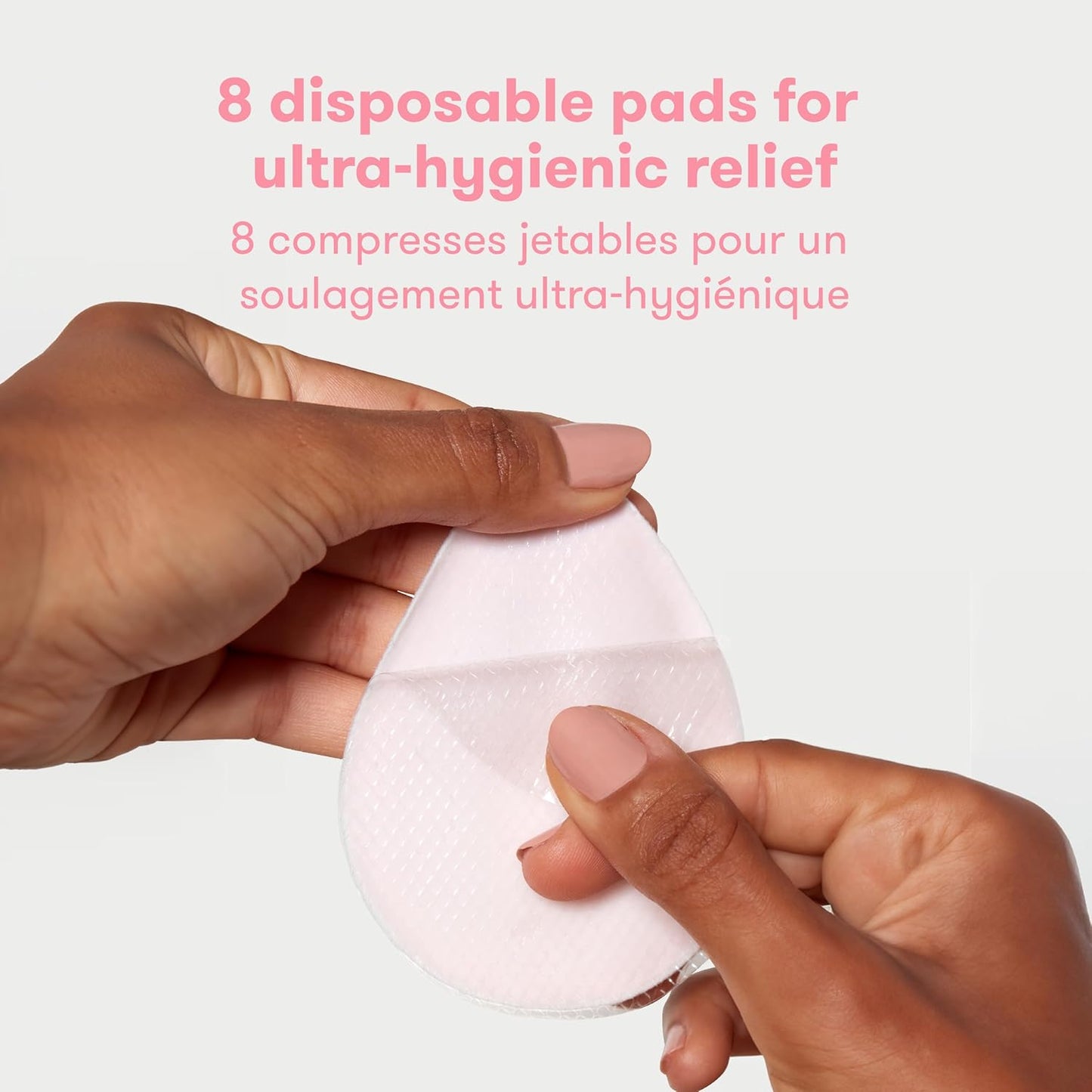 Frida Mom Cooling Hydrogel Nipple Pads, Nursing Pads for Hydration and Soothing Sore Nipples, Breastfeeding Essentials, 8Ct