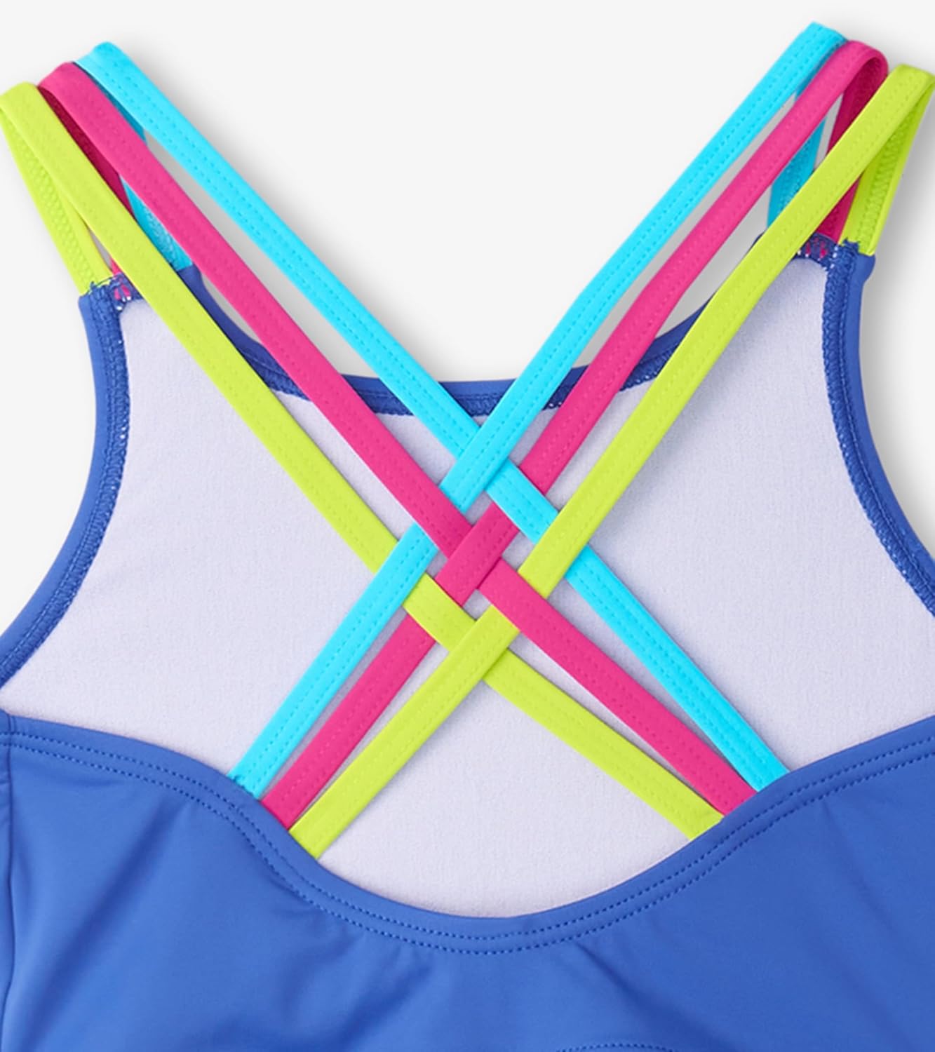 Girls Two Piece Short Swimsuit