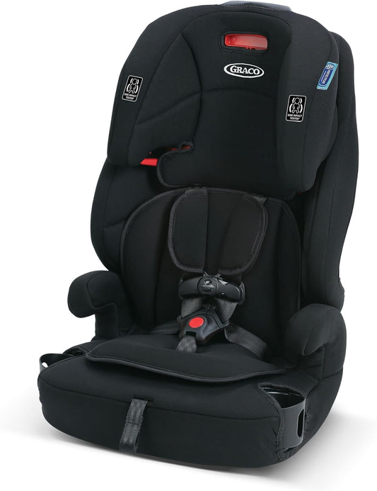 Tranzitions 3-In-1 Harness Booster Seat, Toddler to Big Kid Car Seat from 10-45 Kg (22-100Lb), Harness/Highback/Backless Booster, Proof