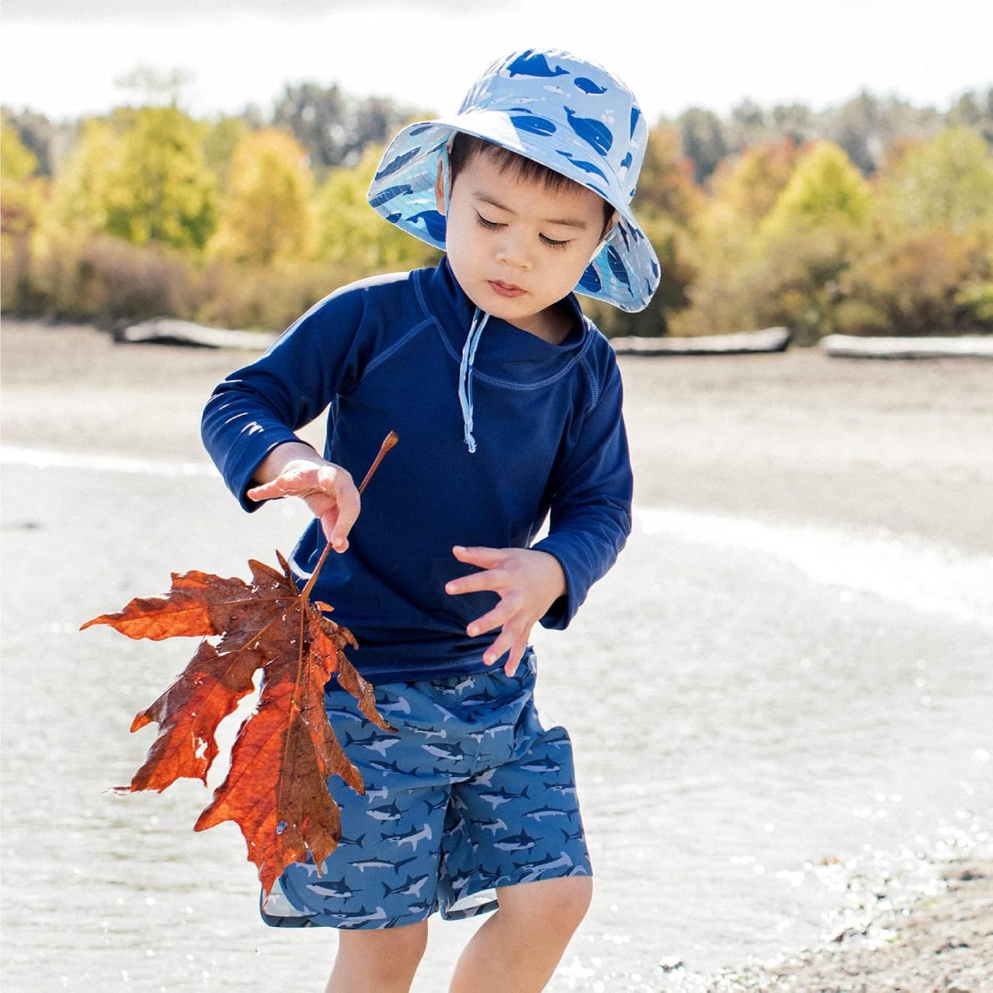 UV Swim Shorts and Long Sleeve UV Shirt for Toddlers