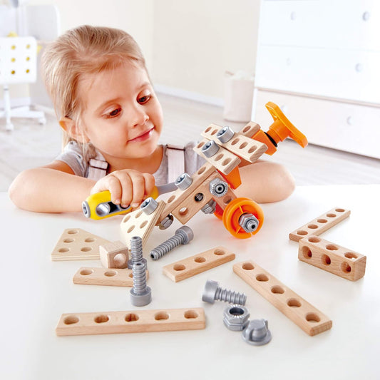 Junior Inventor Experiment Starter Kit | 42 Piece Construction Building Toys, STEAM Science Kit for Kids 4 Years and Up