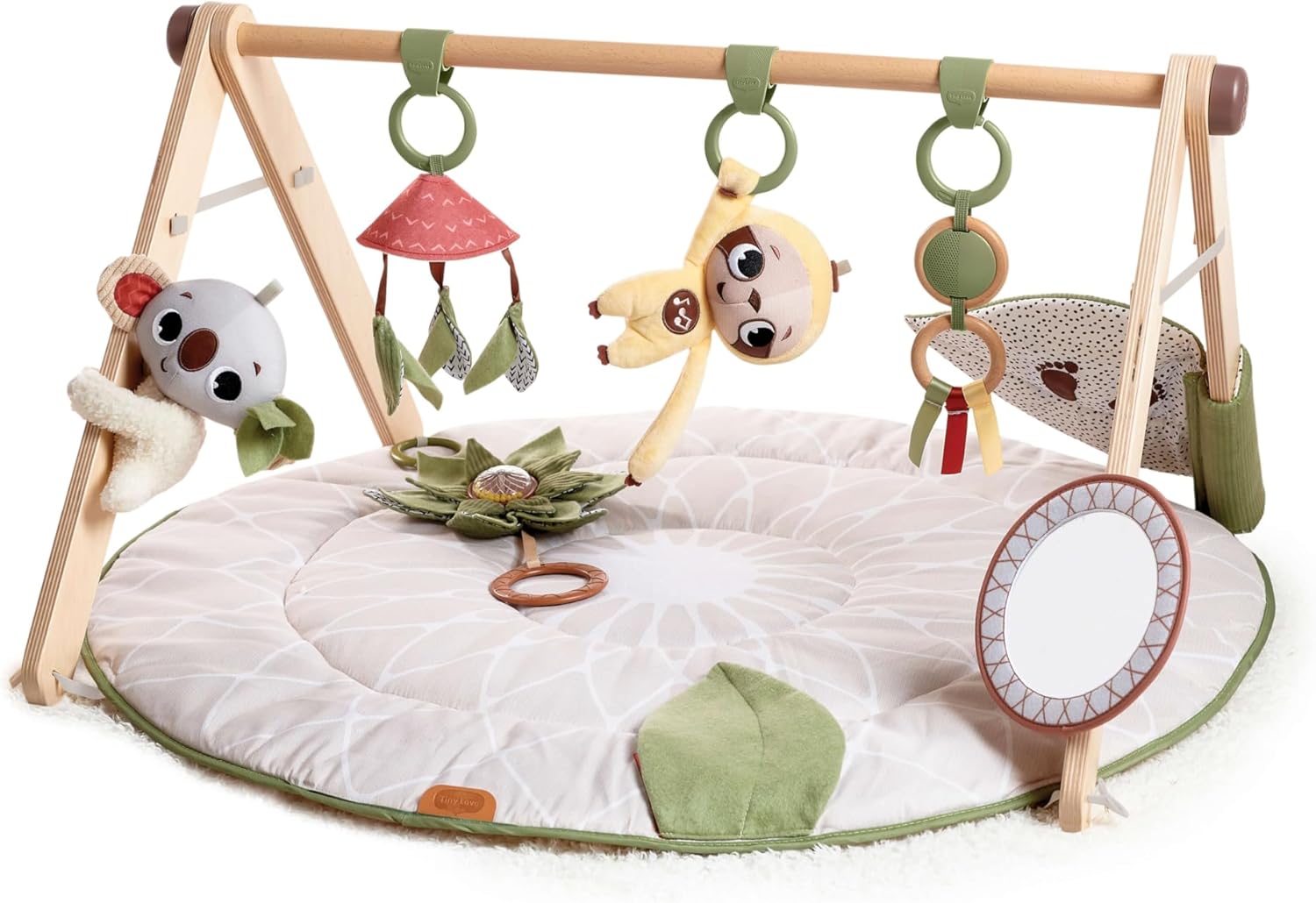 Boho Chic Luxe Developmental Gymini, Soft Beige