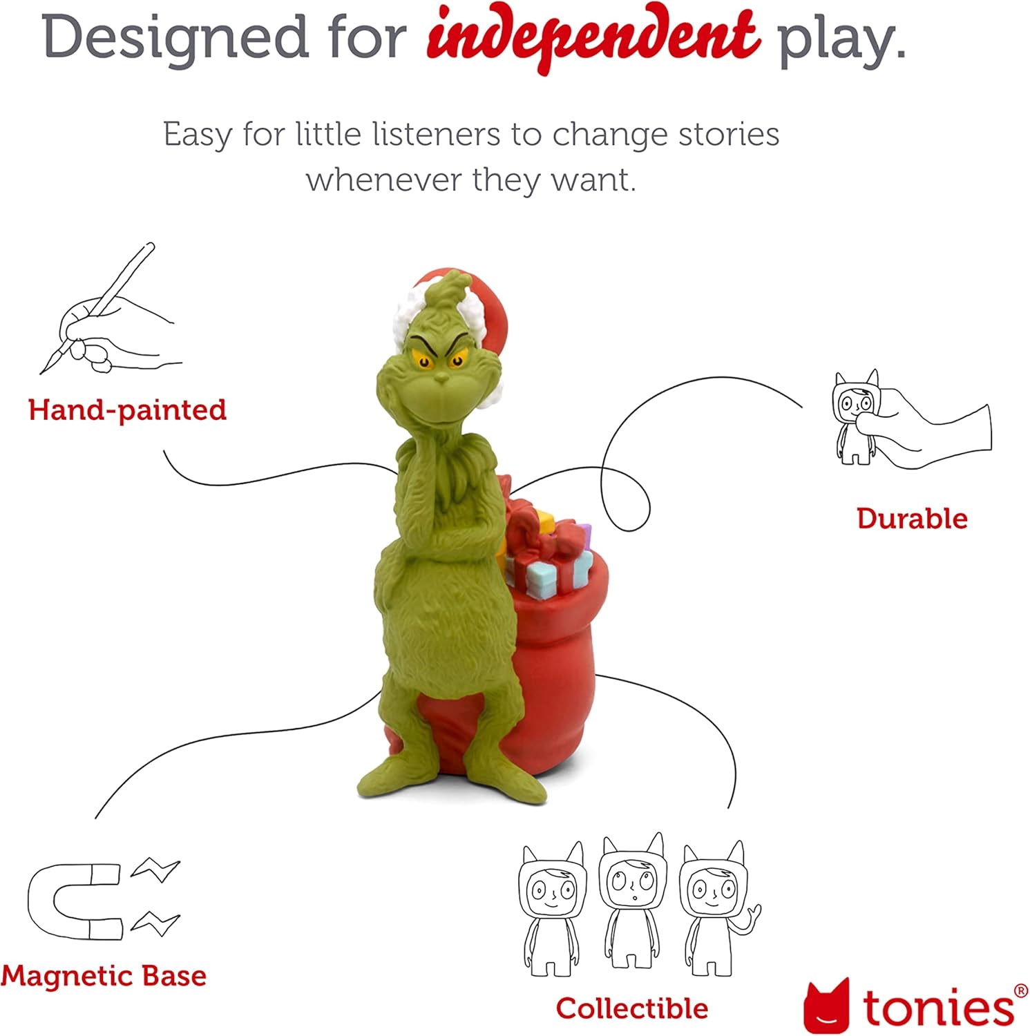 the Grinch Audio Play Character from How the Grinch Stole Christmas by Dr. Seuss [English]