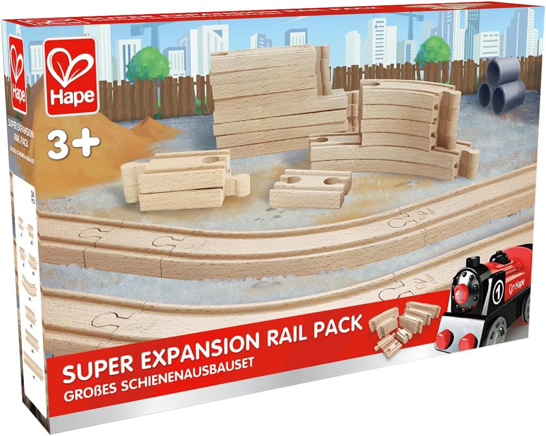 Wooden Railway Super Expansion Rail Pack