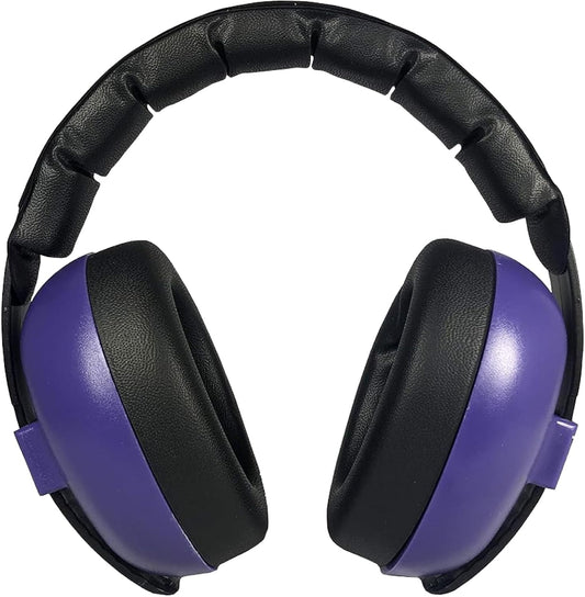Earmuffs Infant Hearing Protection – Ages 0-2 Years – the Best Earmuffs for Babies & Toddlers – Industry Leading Noise Reduction Rating – Block Noise (Dark Purple)