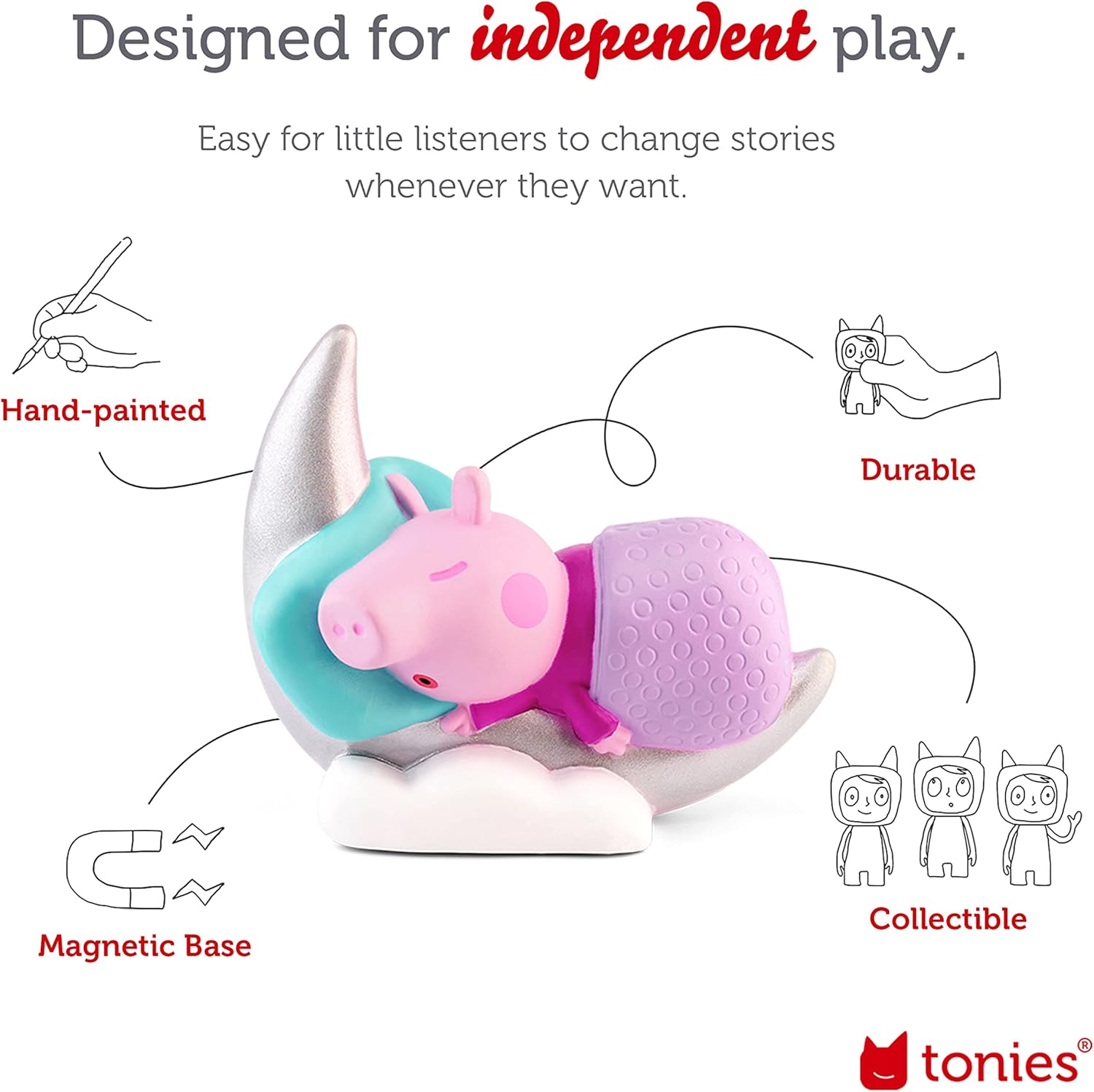 Peppa Pig Audio Play Character with Peppa’S Bedtime Stories