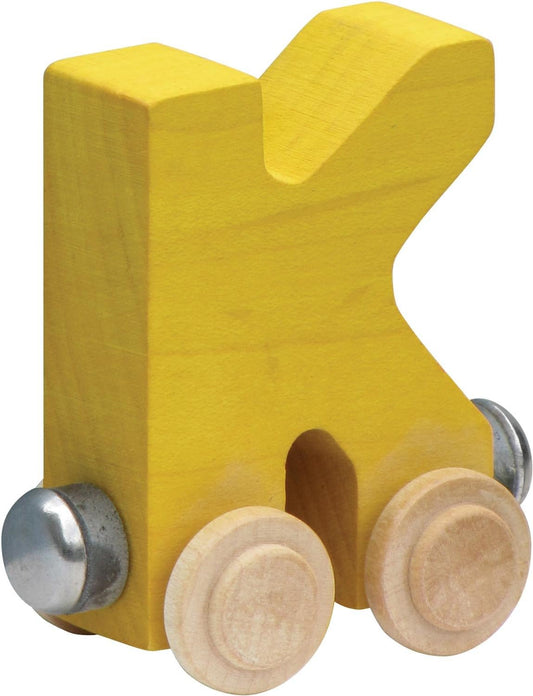 Nametrain Bright Letter Car K - Made in USA (Yellow)