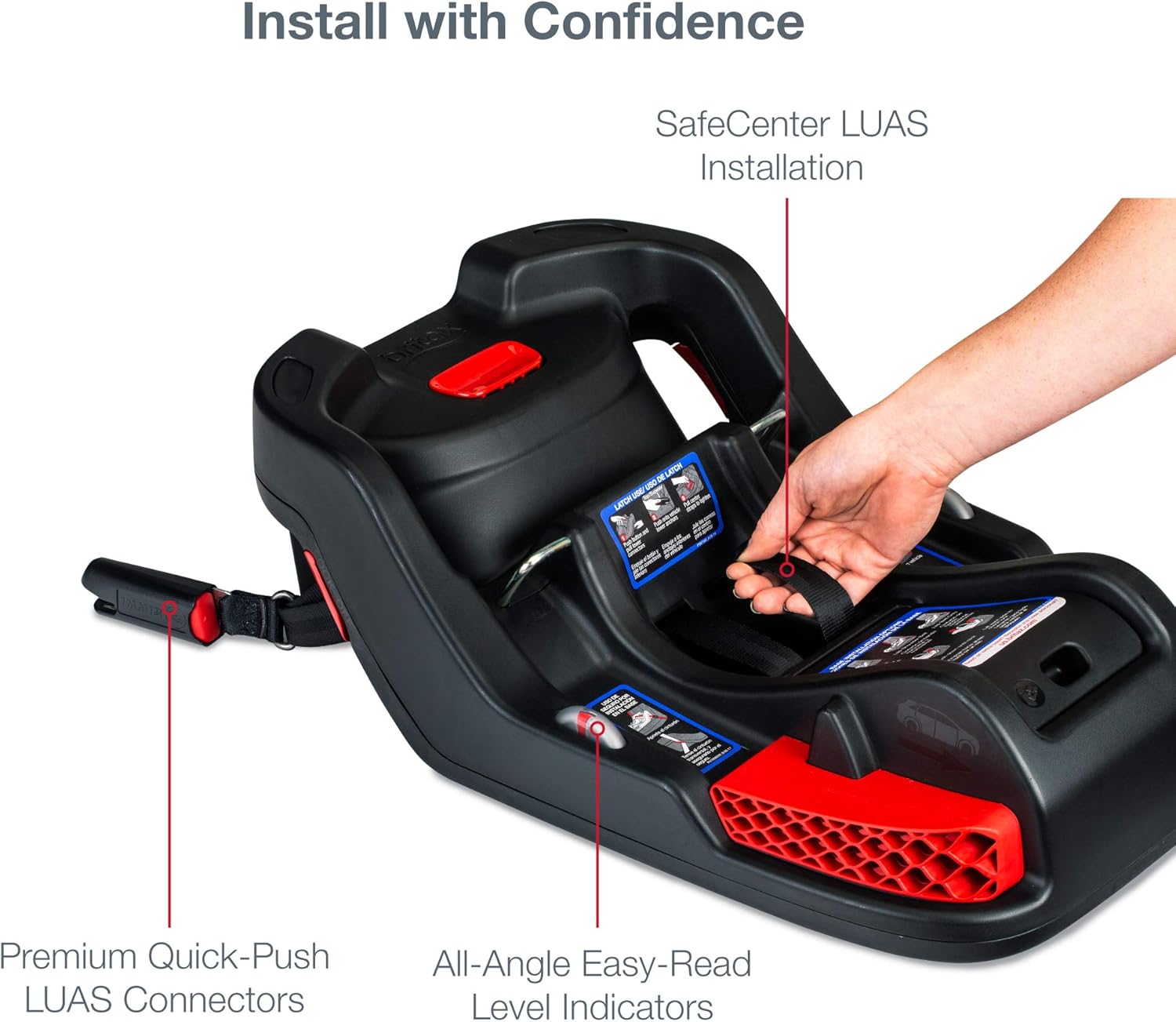 Infant Car Seat Base Gen2 with Safecenter Latch Installation, 1 Count