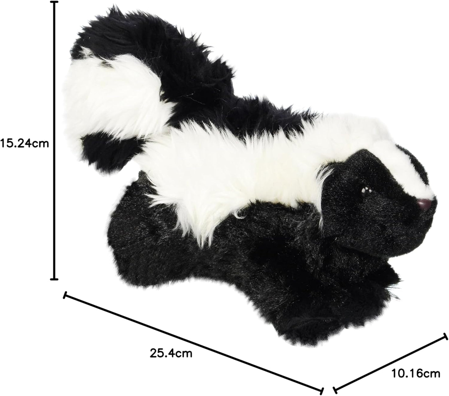 Skunk Plush, Stuffed Animal Toy, Gifts for Kids, 9"