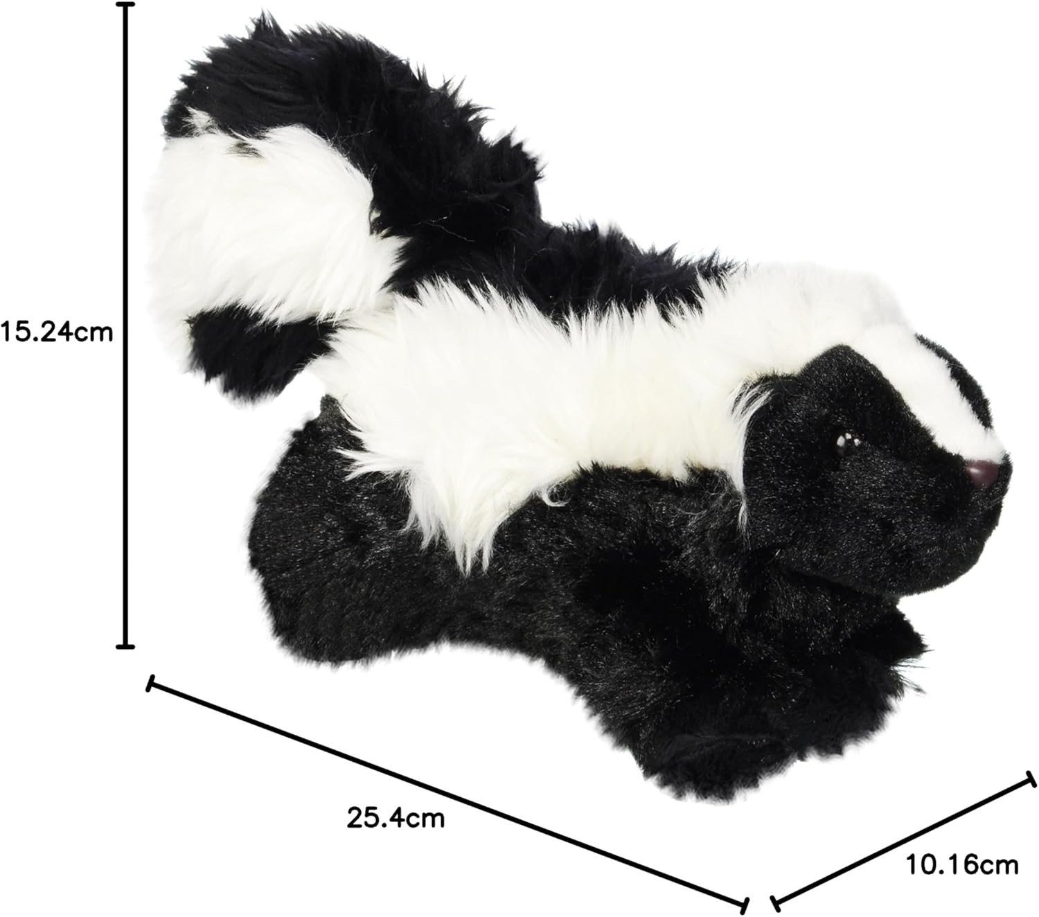 Skunk Plush, Stuffed Animal Toy, Gifts for Kids, 9"