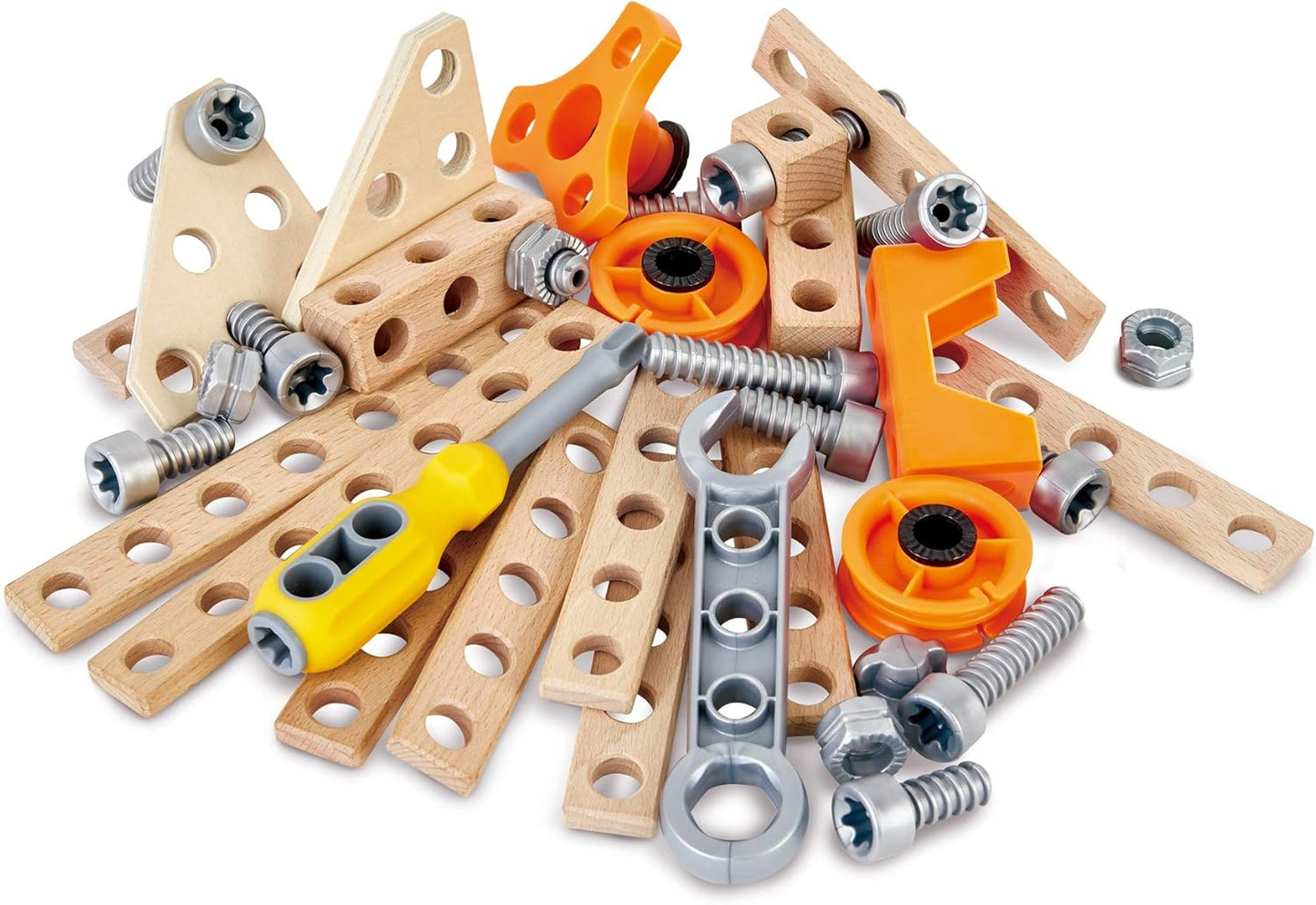 Junior Inventor Experiment Starter Kit | 42 Piece Construction Building Toys, STEAM Science Kit for Kids 4 Years and Up