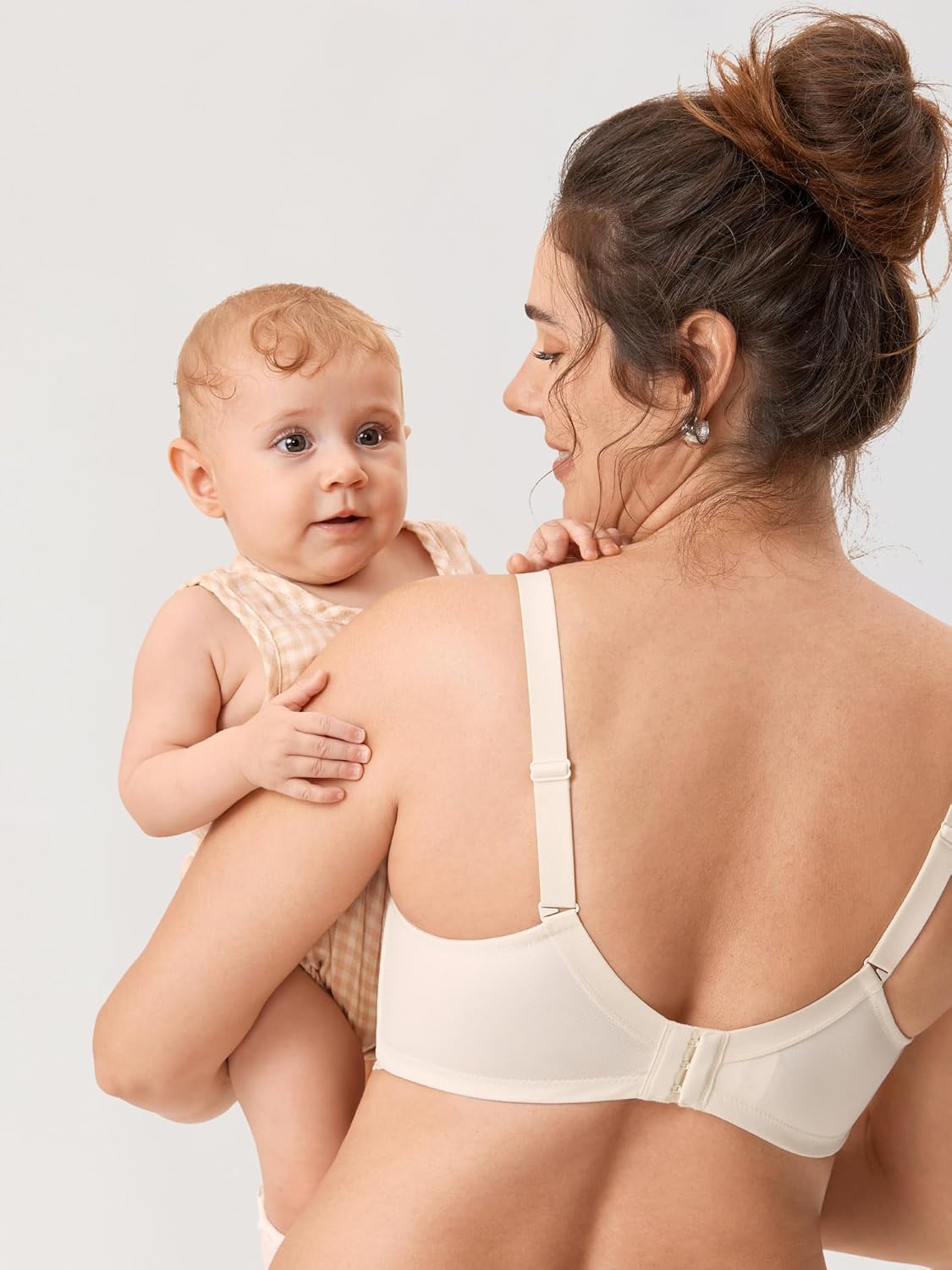 Women'S Pumping Bra Hands Free Lace Nursing Bras Cute Support Maternity Breastfeeding Breast Pump Bra