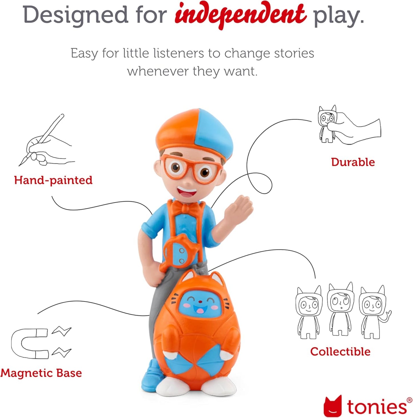Blippi Audio Toy Figurine from Moonbug