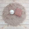 Newborn Photography Props Soft Baby Faux Fur Long Pile Blanket Background Kid Layer Cute Infant Photo Shoot Accessories