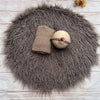 Newborn Photography Props Soft Baby Faux Fur Long Pile Blanket Background Kid Layer Cute Infant Photo Shoot Accessories