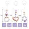 1Set Play Gym Frame Baby Activity Wooden Fitness Frames Play Gym Mobile Baby Room Decoration Newborn Baby Accessories Rattle Toy