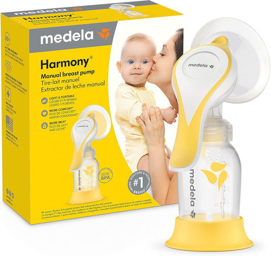 New Harmony Manual Breast Pump and Breastfeeding Gift Set Bundle