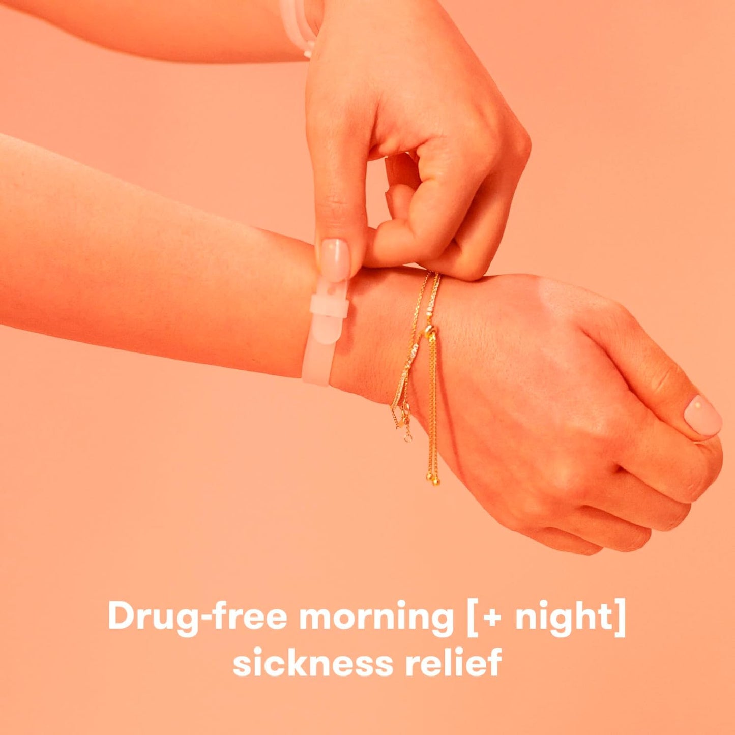 Nausea Bands for Morning Sickness Relief, 24/7 Support through Pressure Point Therapy, Includes 2 Bands and Storage Case